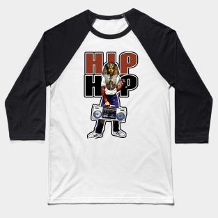 Old School Classic Boombox Hip Hop Pharaoh B Boy Baseball T-Shirt